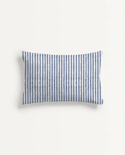 ‘Indigo Flow Organic Baby Pillow Cover 2