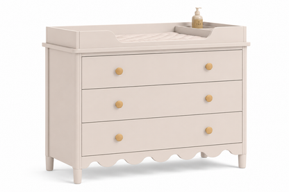 Beige 3 Drawer