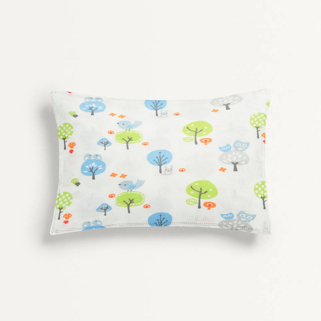 'Birdie Print' Organic Baby Pillow Cover