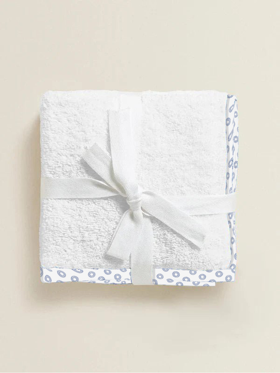 'Blue Orbit’ Organic Junior Towel Set