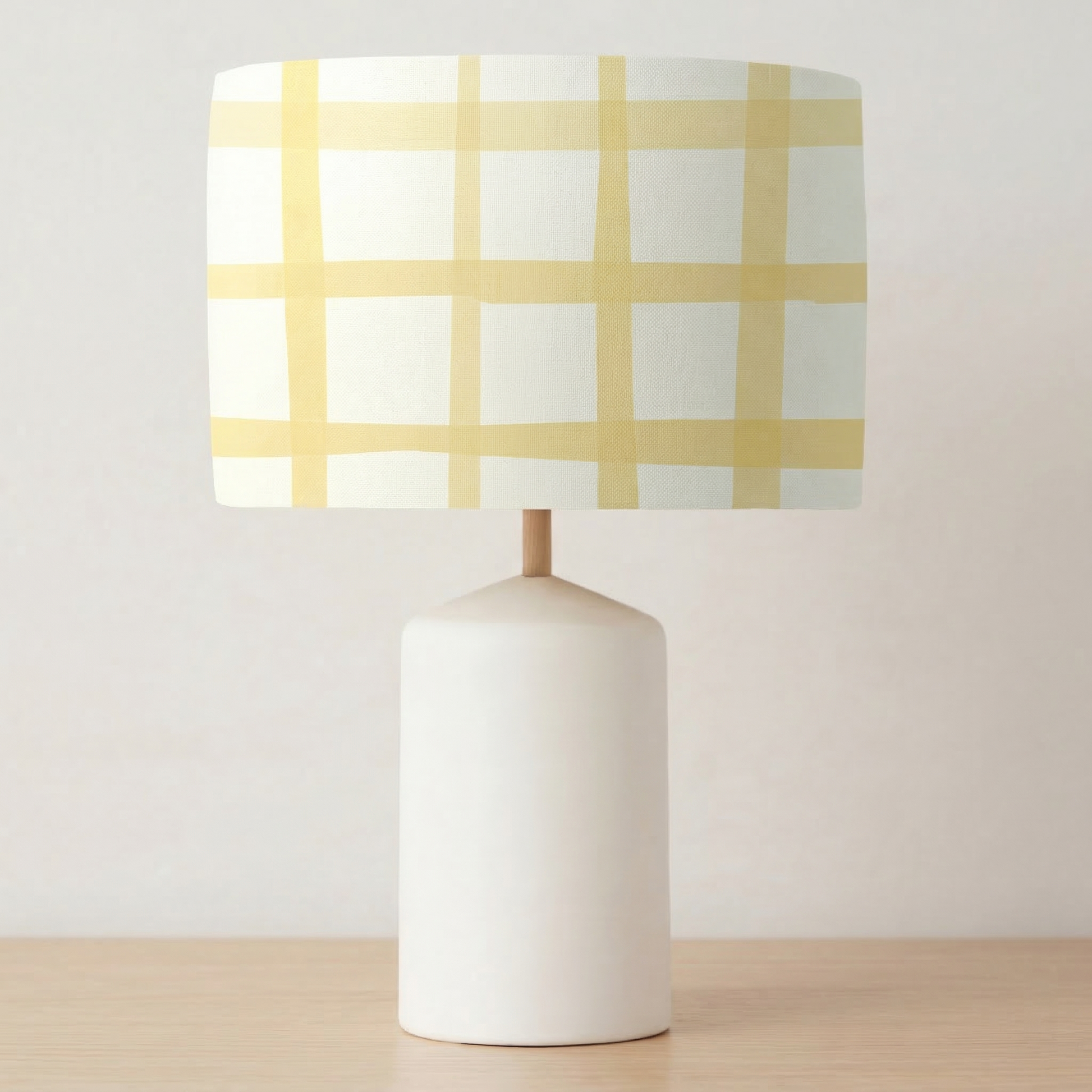 Studio Column Lamp kids table lamp with Moss Block shade