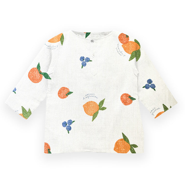 'Citrus Love' Organic Pajama Kurta Set 2