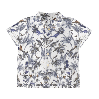 'Jurassic Park' Organic Collared Pajama Set 2