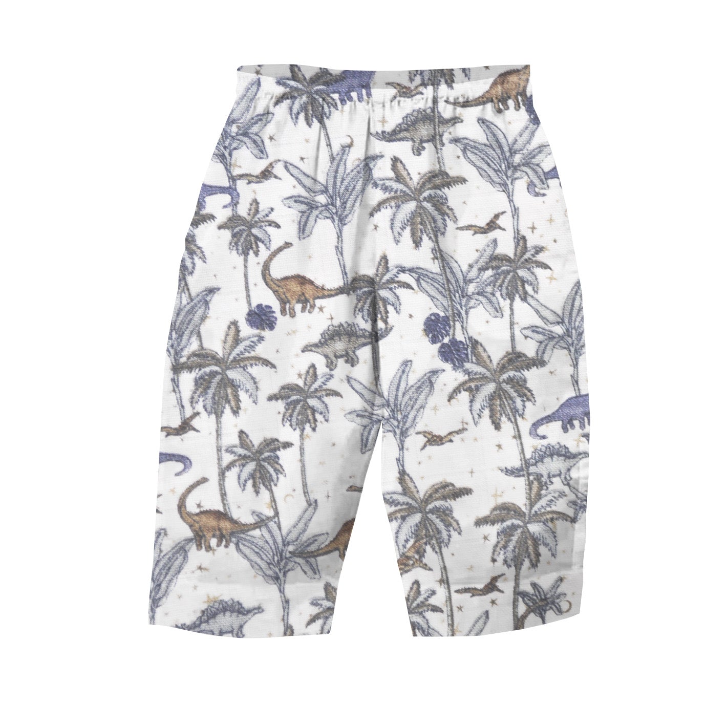 'Jurassic Park' Organic Collared Pajama Set 3