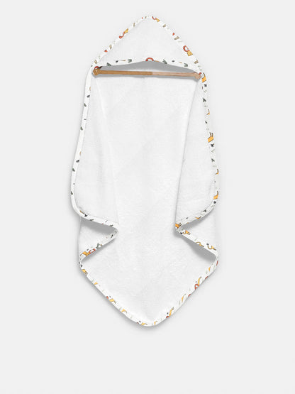 'Lion Print’ Organic Hooded Towel Set