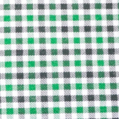 'Green and Black Checks’ Organic Hooded Towel Set