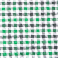 Green and Black Checks’ Organic Junior Towel Set - Last gallery image
