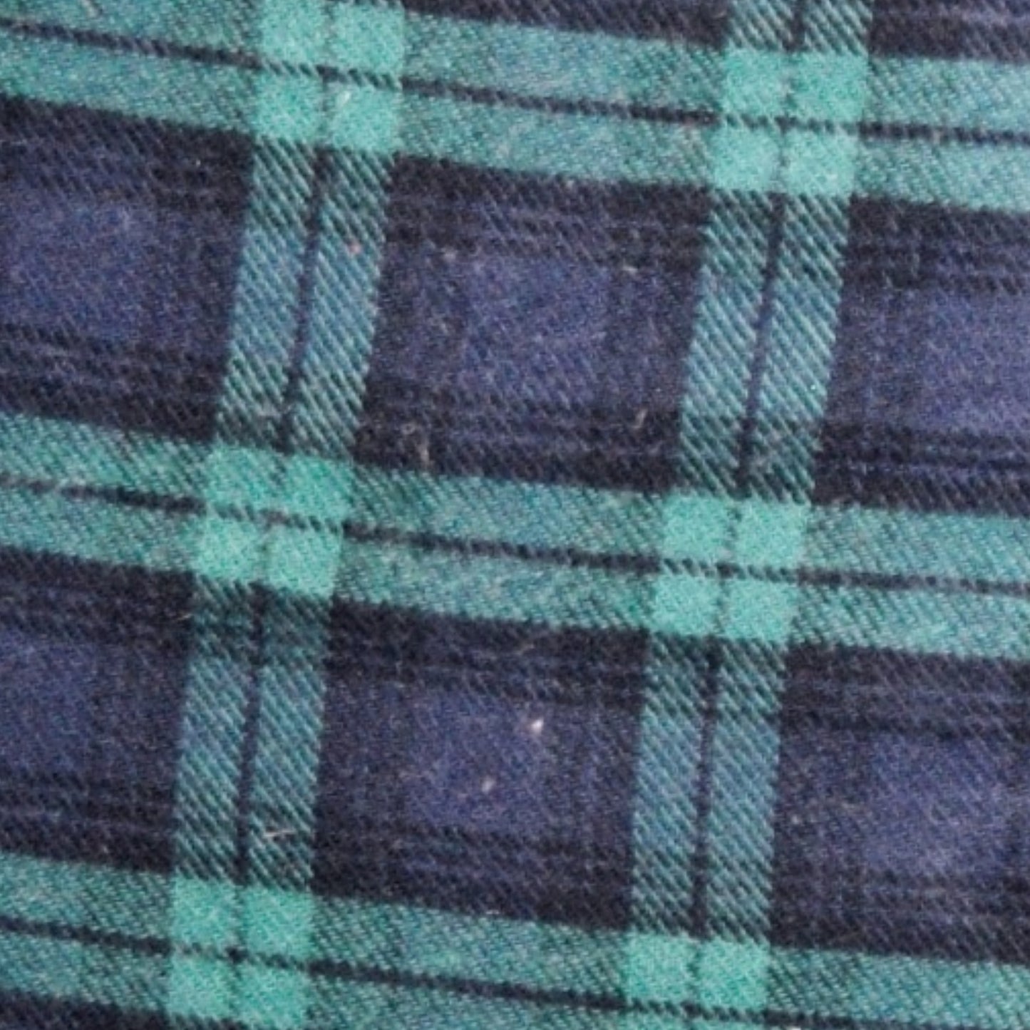'Green & Navy Blue Checks' Organic Pajama Kurta Set