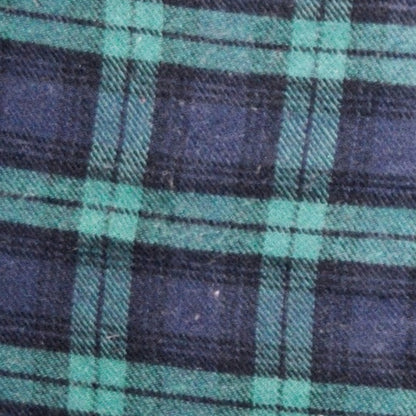 'Green & Navy Blue Checks' Organic Pajama Kurta Set