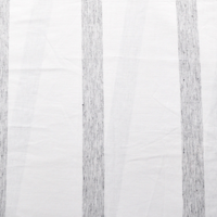 Grey Pencil Stripe’ Organic Fitted Crib Sheet