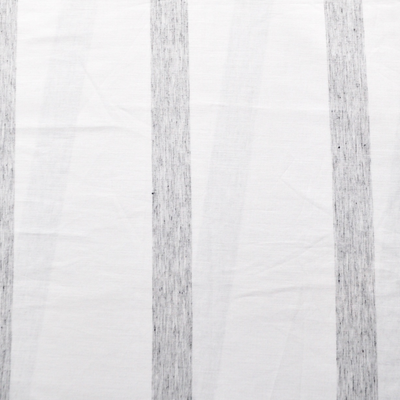 Grey Pencil Stripe’ Organic Fitted Crib Sheet