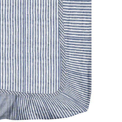 ‘Indigo Flow’ Organic Fitted Crib Sheet 3