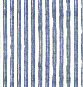 Navy blue vertical stripes on a white background