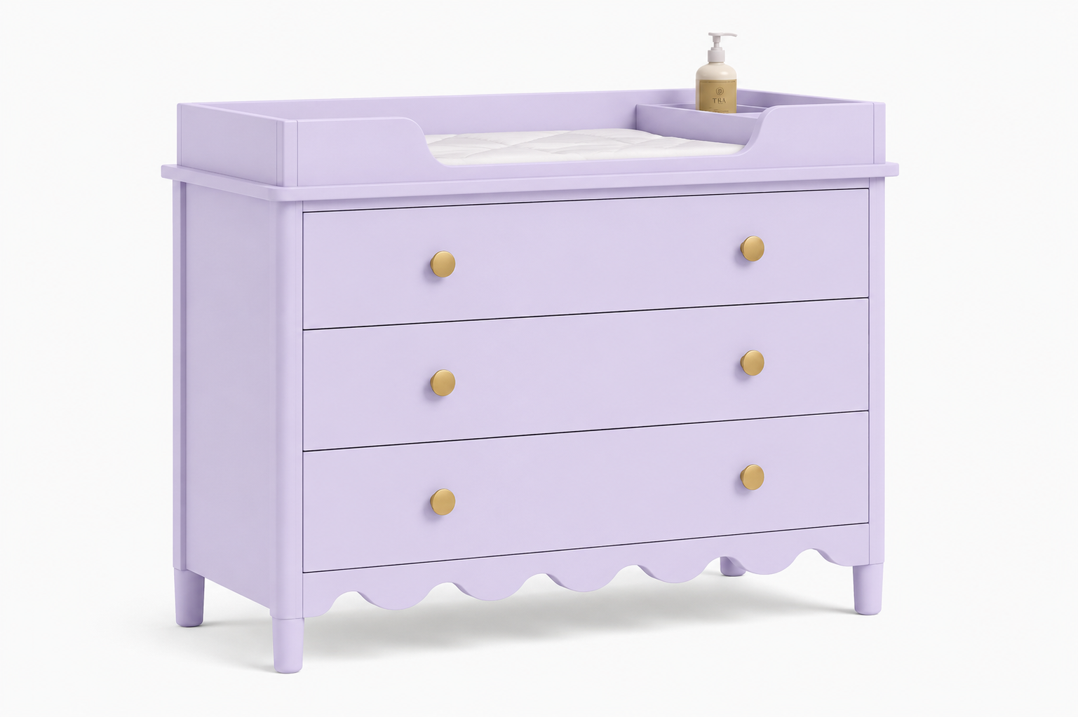 Lavender 3 Drawer
