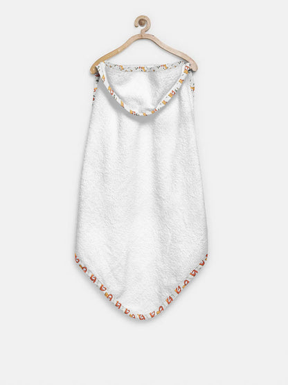 'Lion Print’ Organic Hooded Towel Set