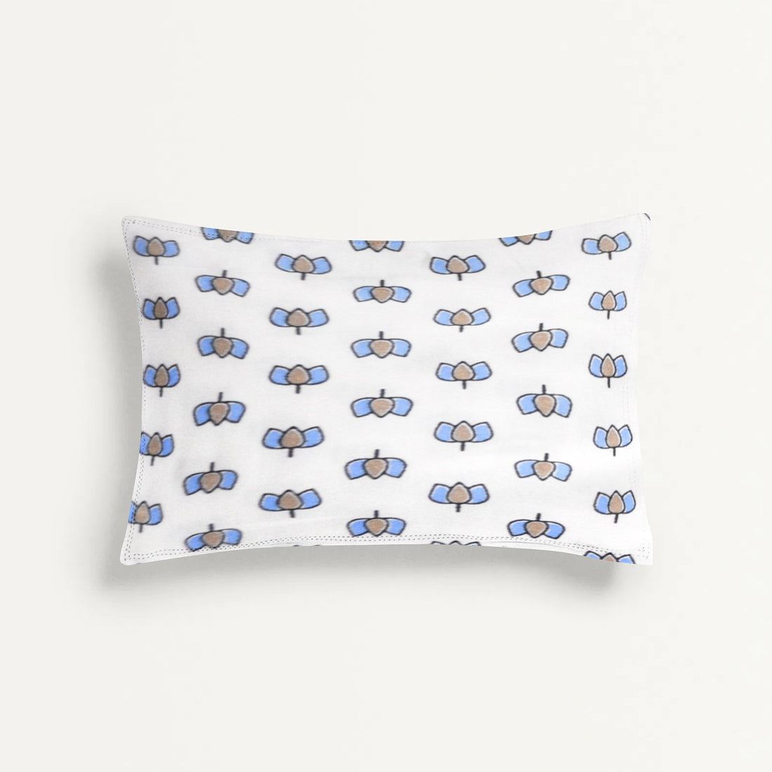 'Lotus Print' Organic Baby Pillow Cover