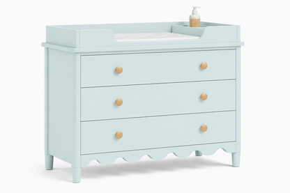 Mist Blue 3 Drawer
