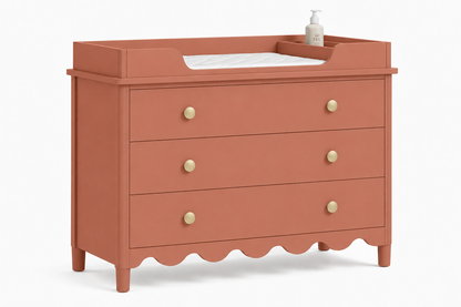 Muted Terracotta 3 Drawer