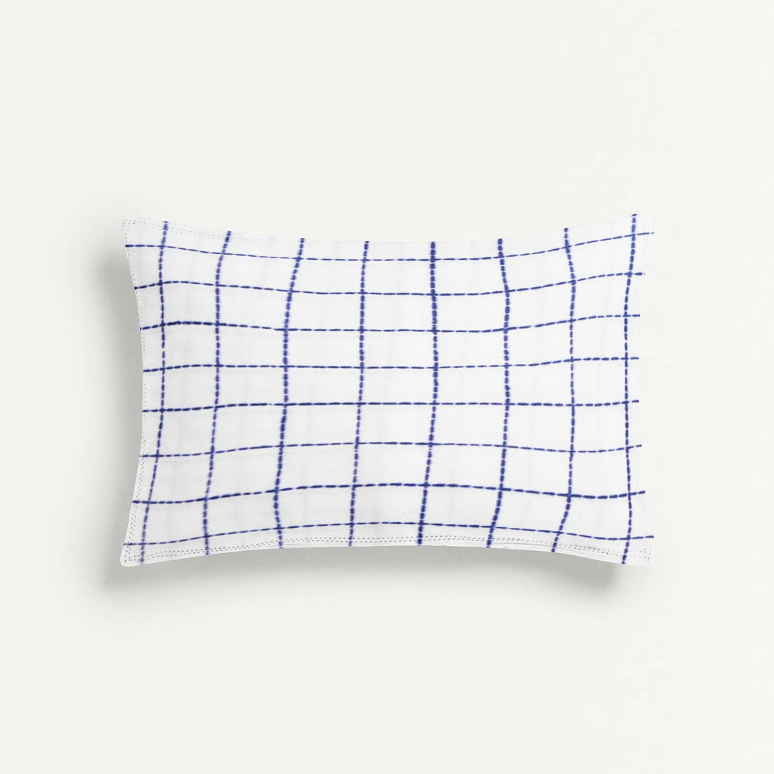 ‘Navy Square’ Organic Baby Pillow Cover