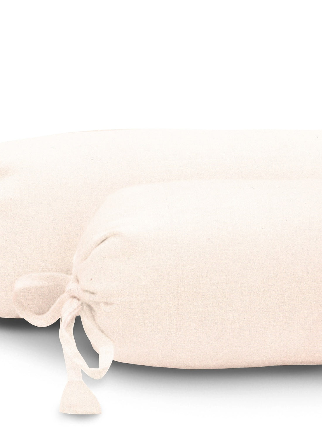 ‘Neutral Pink’ Organic Baby Bolster Cover