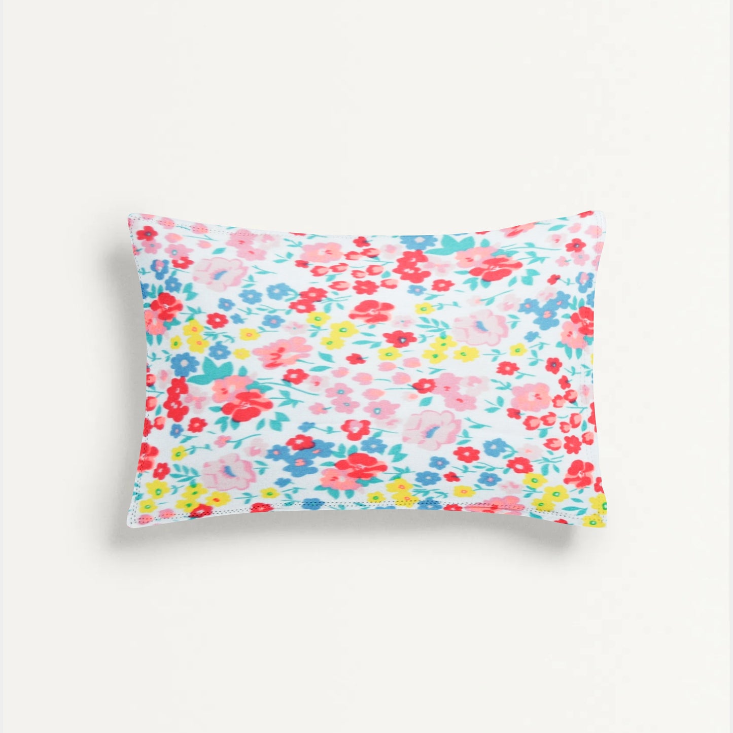 ‘New Colored Flowers' Organic Junior Pillow Cover