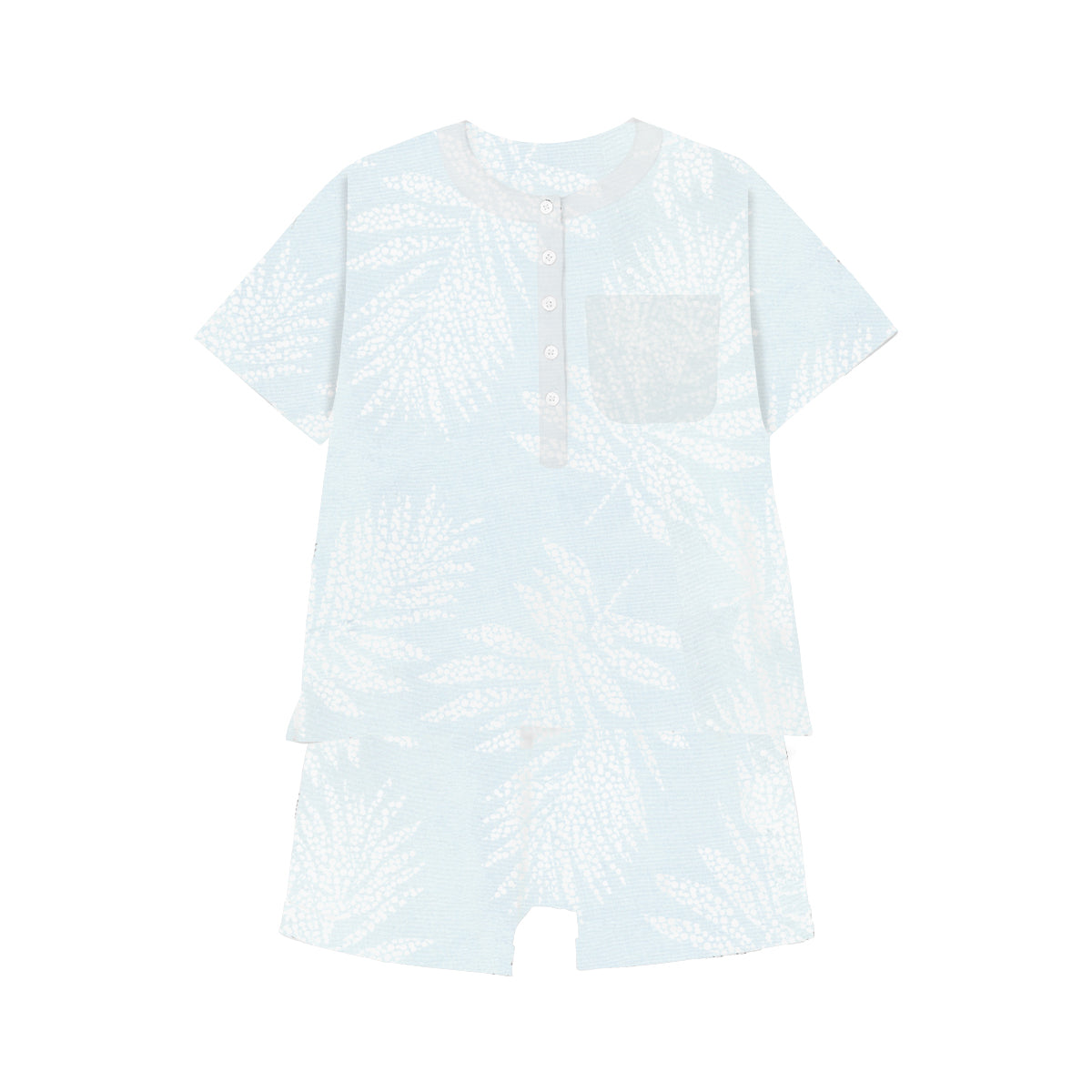 Pajama Short Set morning mist 1