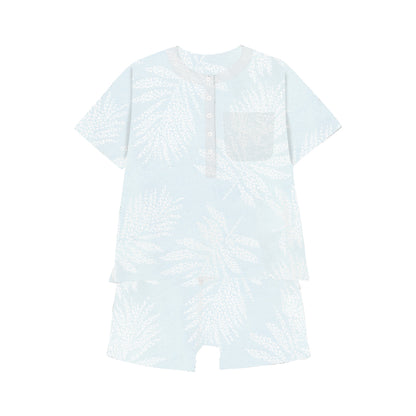 Pajama Short Set morning mist 1