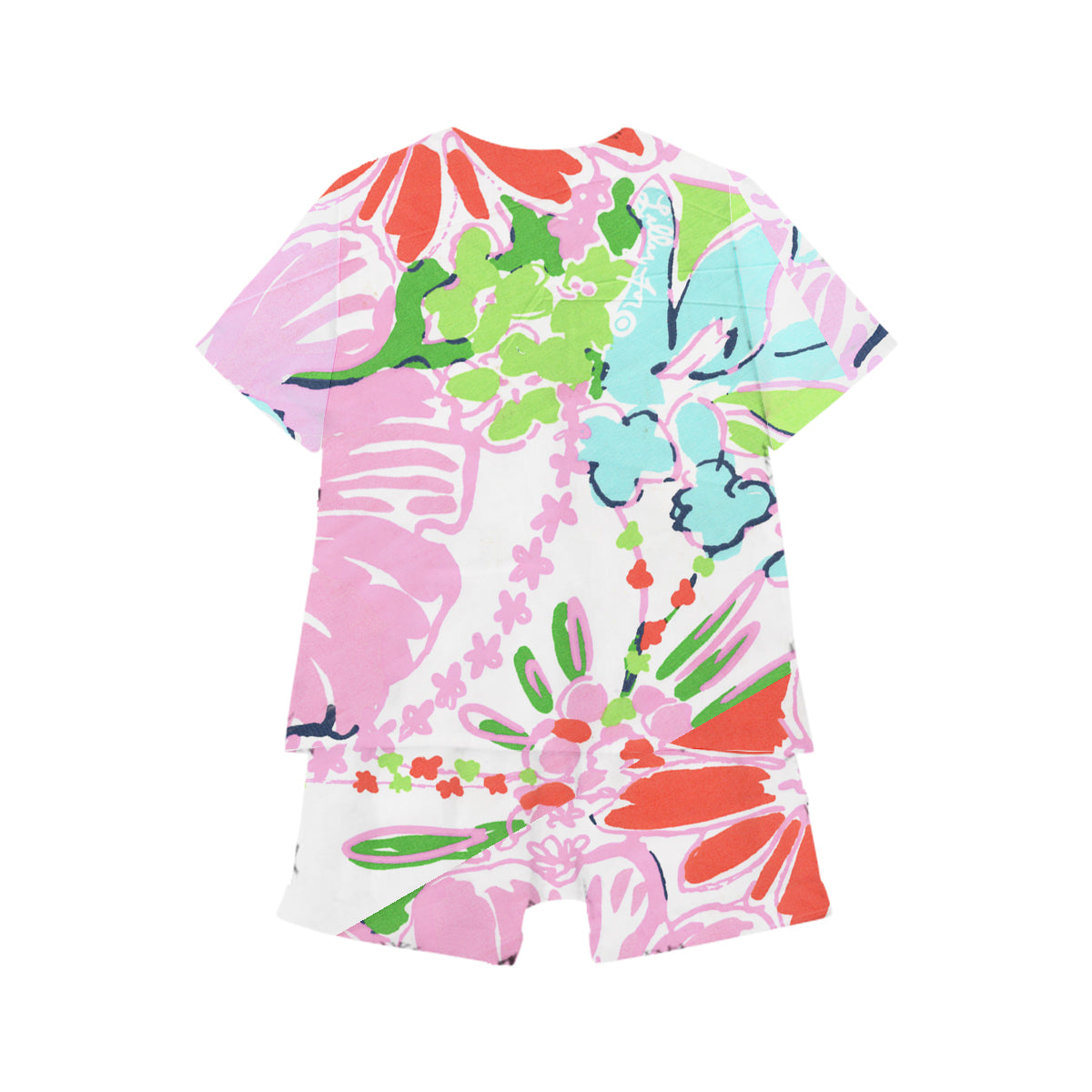 Pajama Short Set wild bloom 3