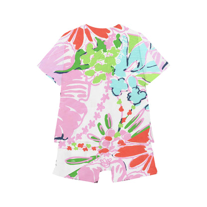 Pajama Short Set wild bloom 3