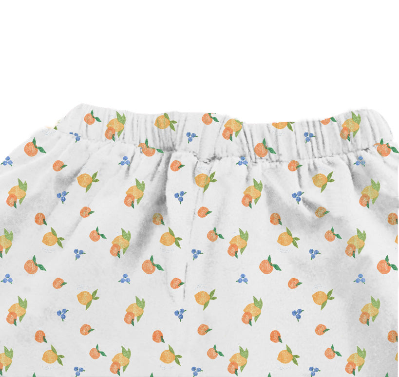 'Citrus Love' Organic Pajama Short 