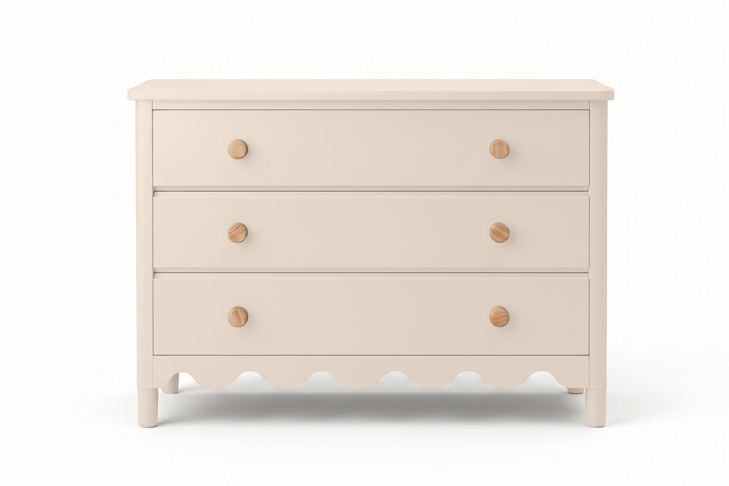 Beige 3 Drawer