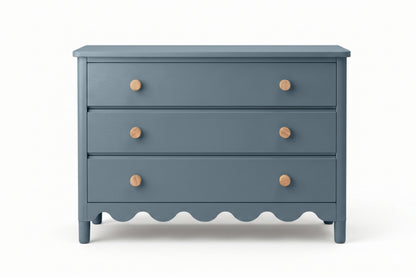 Blue Grey 3 Drawer