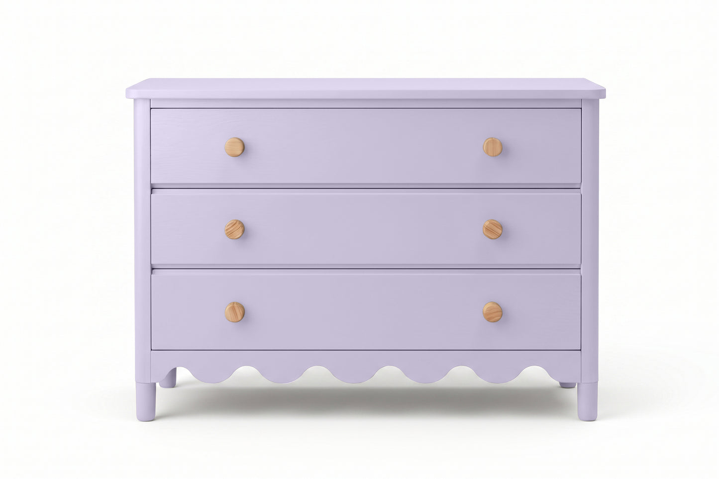 Lavender Grey 3 Drawer