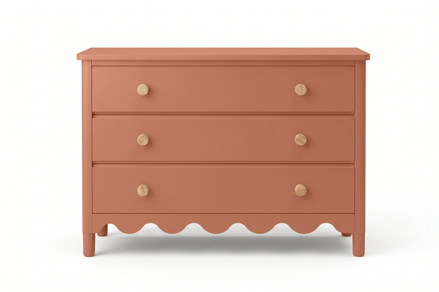 Muted Terracotta 3 Drawer