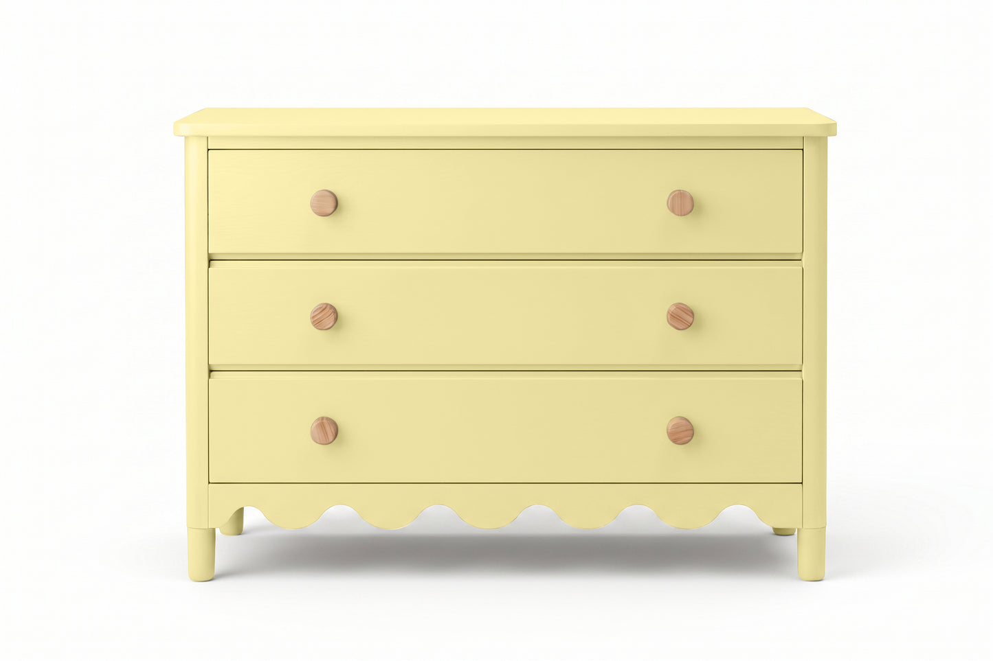Pale Citron 3 Drawer