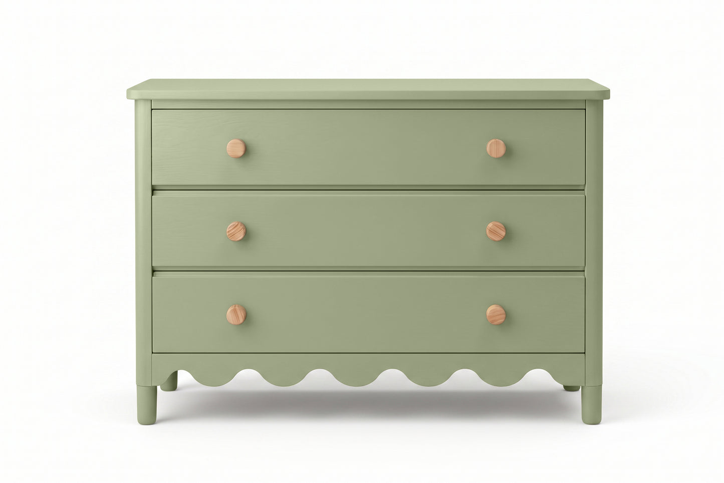 Sage Green 3 Drawer
