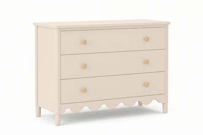 Beige 3 Drawer