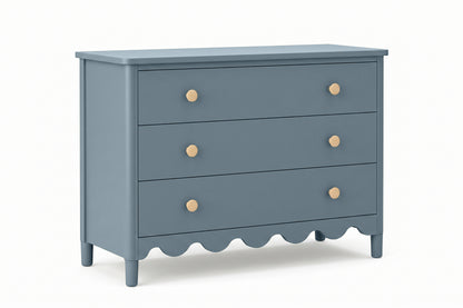 Blue Grey 3 Drawer