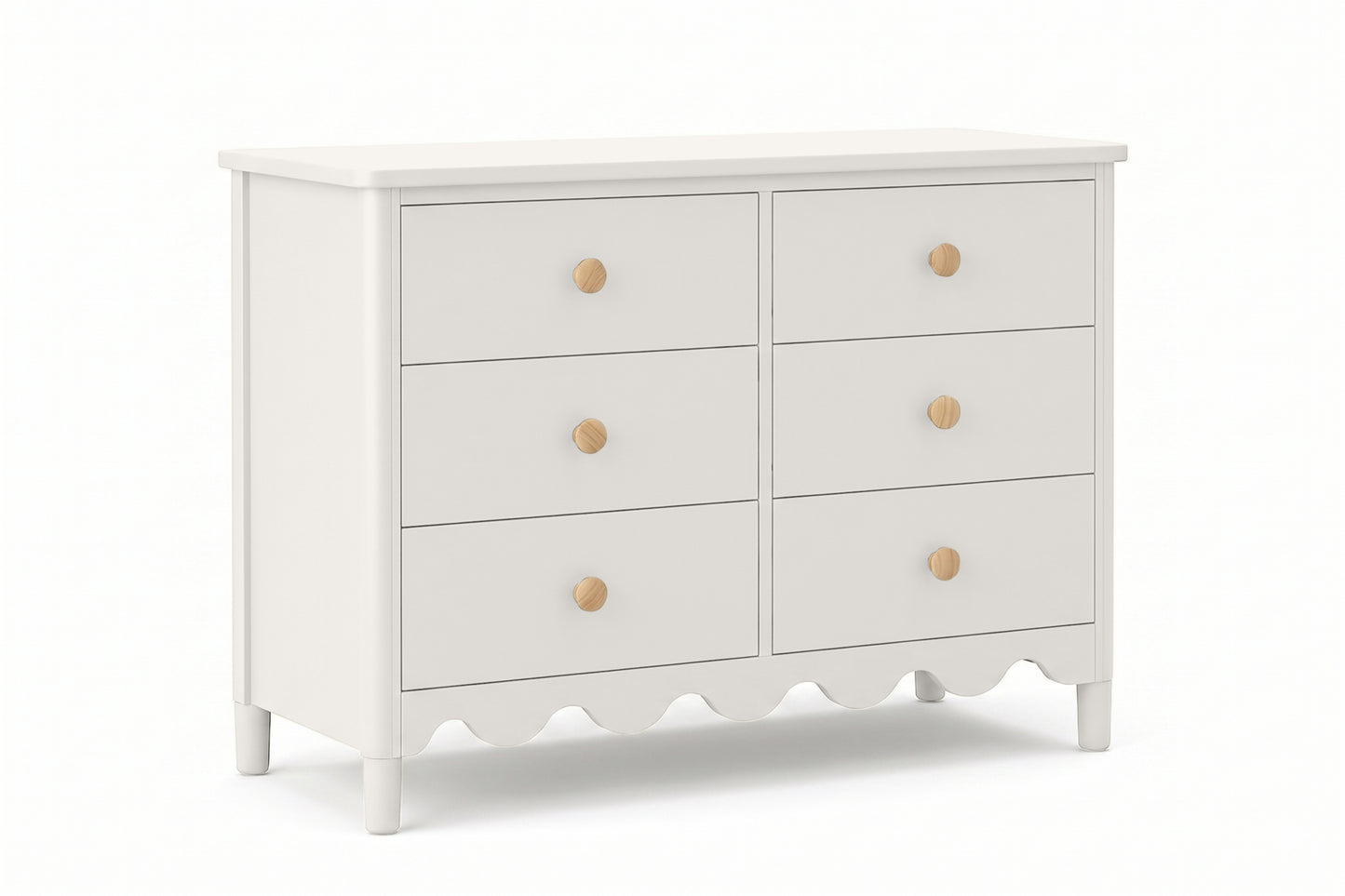 Cloud Grey 6 Drawer