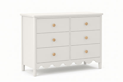 Cloud Grey 6 Drawer