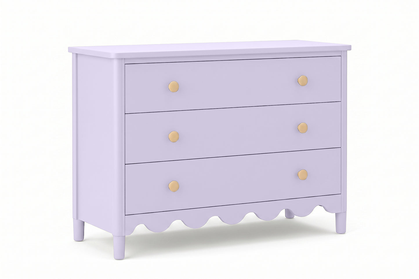 Lavender Grey 3 Drawer