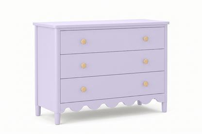 Lavender Grey 3 Drawer