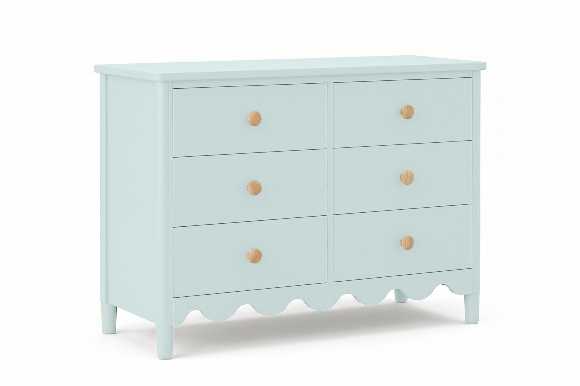 Mist Blue 6 Drawer