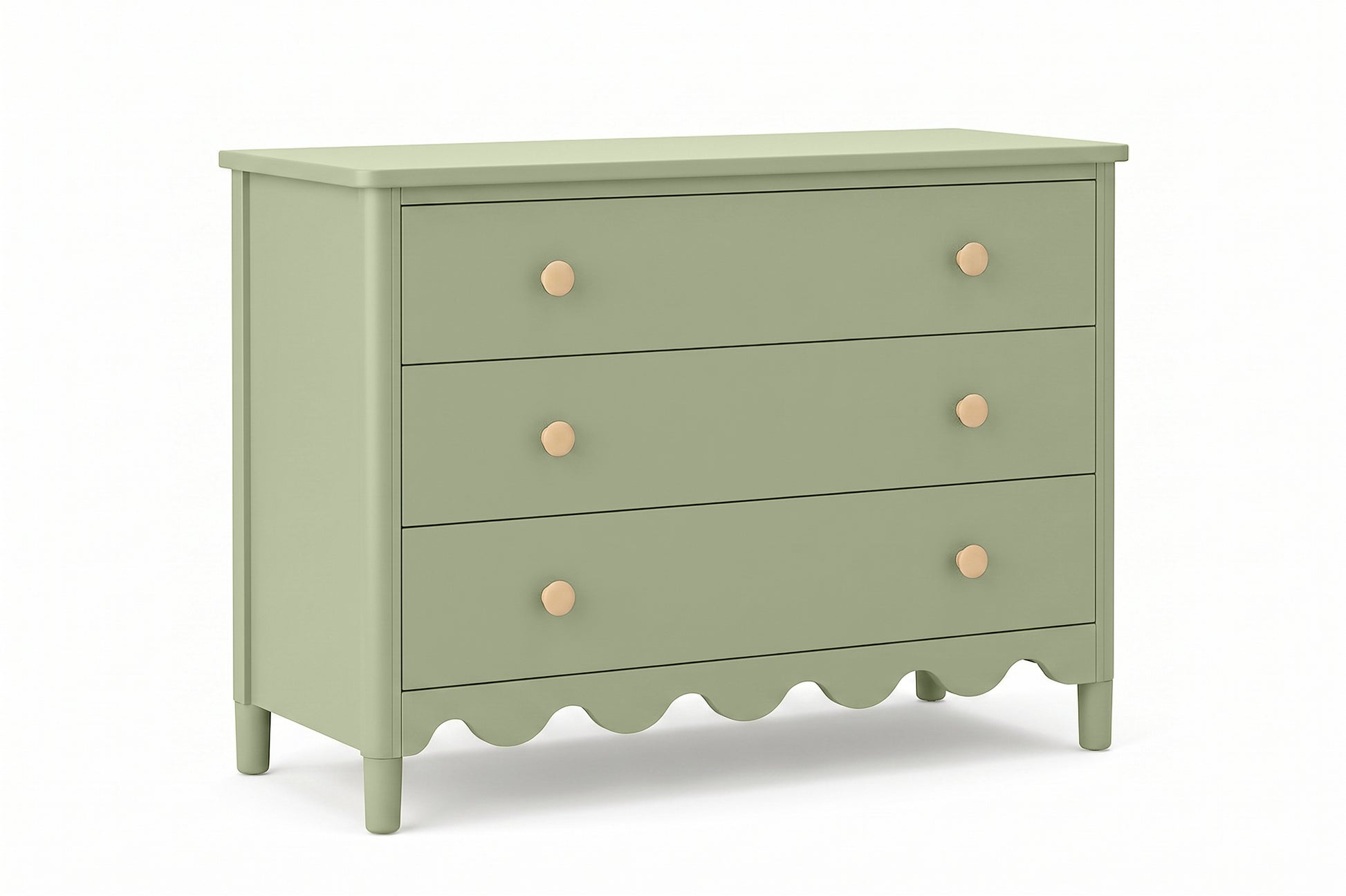 Sage Green 3 Drawer