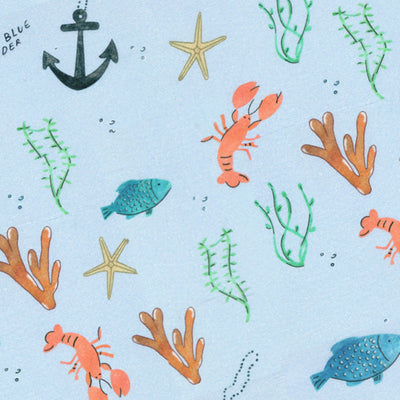 Sea Garden’ Organic Junior Towel Set