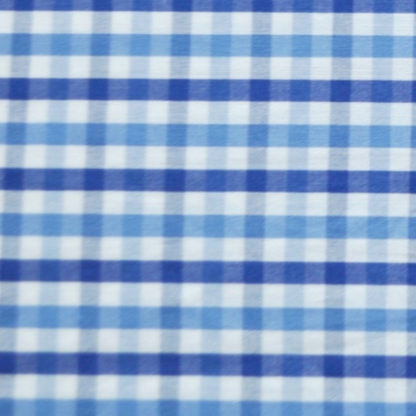 'Shaded Blue Checks' Organic Baby Pillow Cover