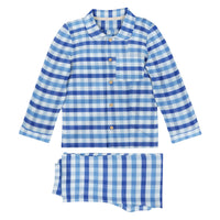 Shaded Blue Checks