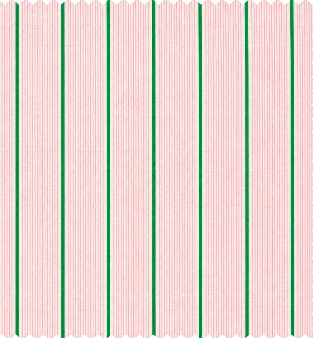 'Pink & Green Stripe' Organic Sleeve Nightdress