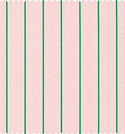 'Pink & Green Stripe' Organic Sleeve Nightdress