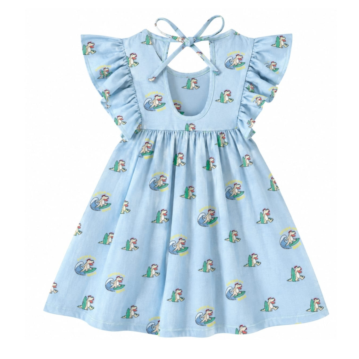 'Sunny Tides' Organic Sleeve Nightdress